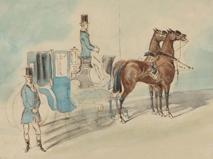 Carriage With Driver And Groom – Spring