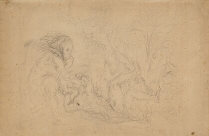 Herkules kaster Diomedes for hans egne heste