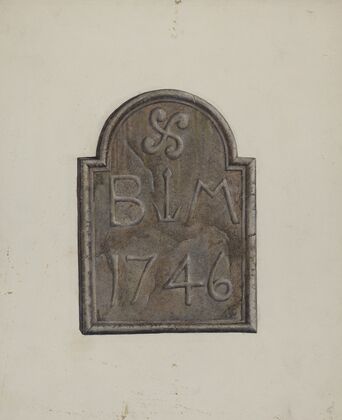 Carved Date Stone