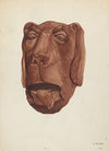 Carved Dog’s Head