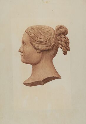 Carved Silhouette of a Woman — size preview