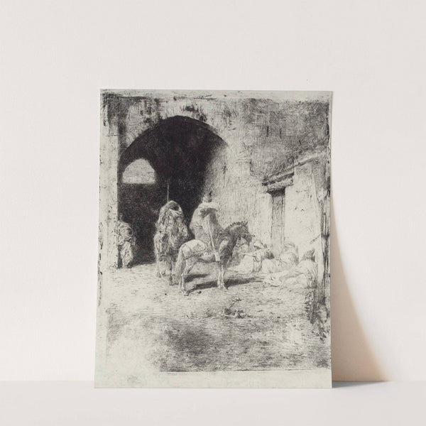 Casbah Guard in Tetouan by Mariano Fortuny Marsal