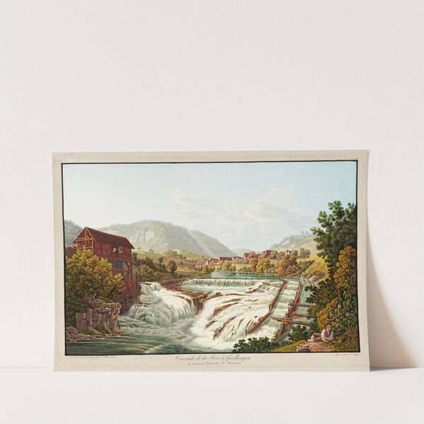 Cascade de la Birs à Grellingen by Peter Birmann