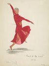 Case of Philip Lawrence: Edna Guy red dress with cutouts (1934-1943)