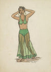 Case of Philip Lawrence: green bandeau and sheer skirt (1934-1943)