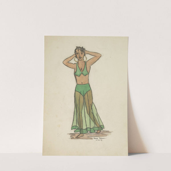 Case of Philip Lawrence: green bandeau and sheer skirt (1934-1943) by Perry Watkins