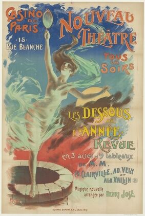 Casino de Paris. Nouveau théâtre, tous les soirs. Les Dessous de l’année (1896)