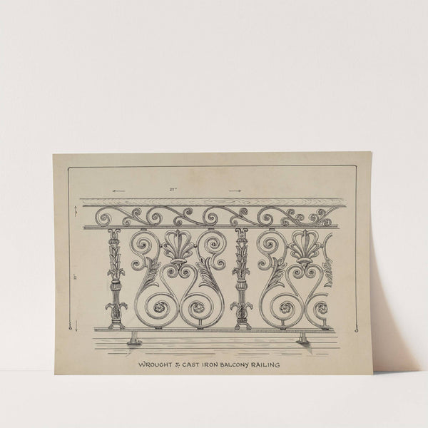 Cast Iron Balcony Rail by Ray Price