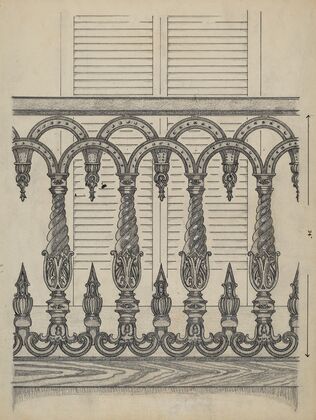 Cast Iron Balcony Rail