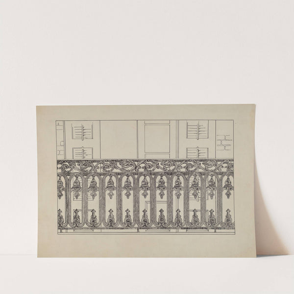 Cast Iron Balcony Rail by Arelia Arbo