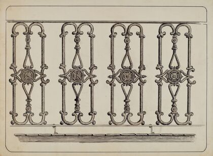 Cast Iron Balcony Rail