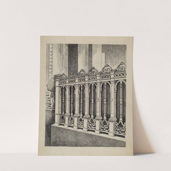 Cast Iron Fence by Al Curry