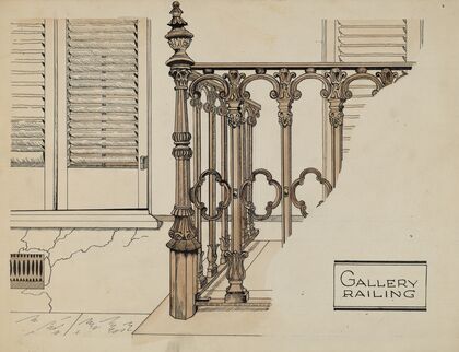 Cast Iron Gallery Rail
