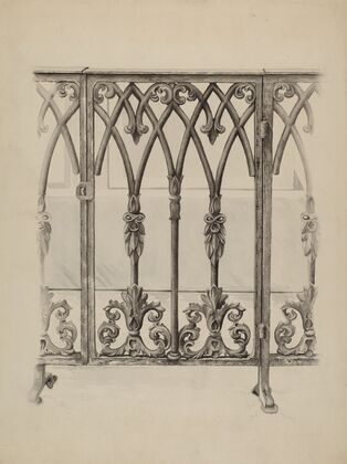Cast Iron Gate Railing