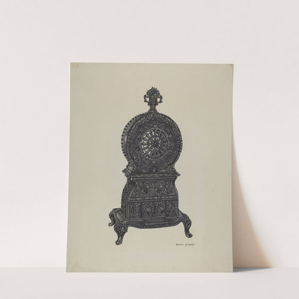 Cast Iron Heater Stove by Dolores Haupt