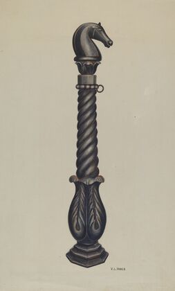 Cast Iron Hitching Post