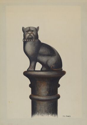 Cast Iron Hitching Post
