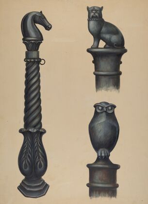 Cast Iron Hitching Post