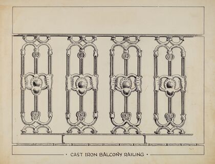 Cast Iron Window Balcony