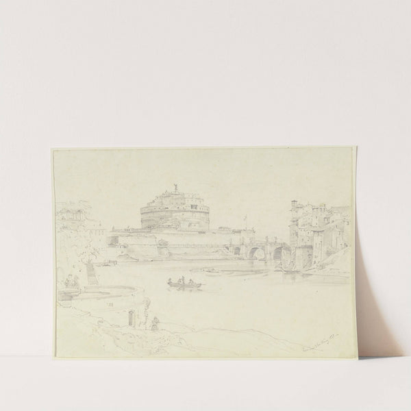 Castel Sant&#039;Angelo in Rome by Ernst Fries