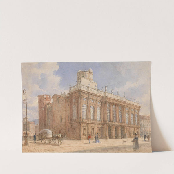 Castello Reale in Turin (1845) by Franz Alt