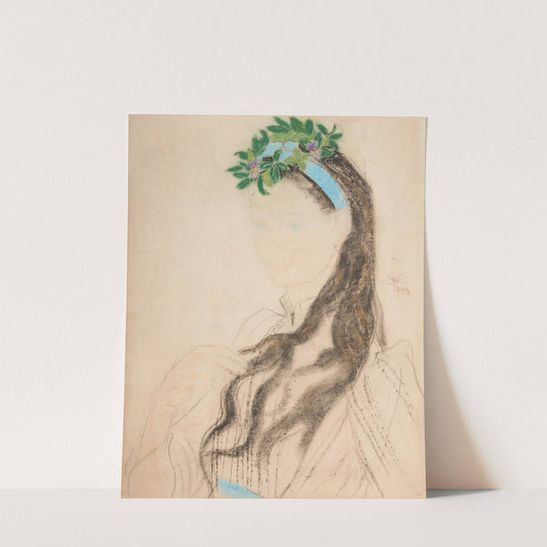 Castitas - karton do polichromii prezbiterium kościoła Franciszkanów w Krakowie by Stanisław Wyspiański