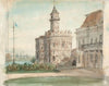 Castle and palace in Radziejowice (1854)