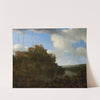 Castle in landscape by Lodewijck van Ludick