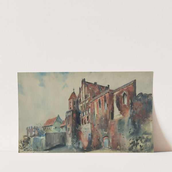 Castle of the Teutonic Order in Toruń (1920) by Julian Falat