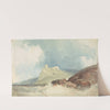 Castle on a Cliff with Stormy Sea by William Callow