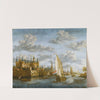 Castle on a River in Holland (c. 1660 - c. 1688) by Jacobus Storck