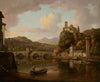 Castle on the Rhône River, France