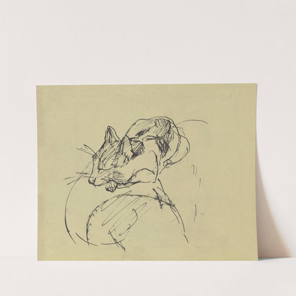 Cat (1915) by Max Beckmann