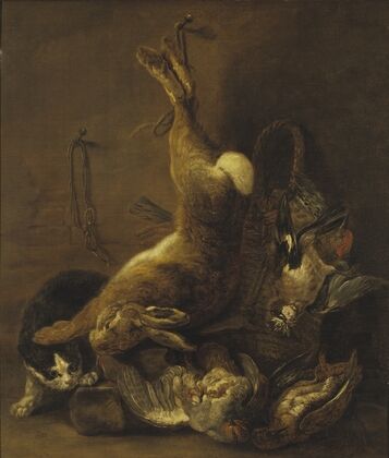 Cat and Still Life with Game