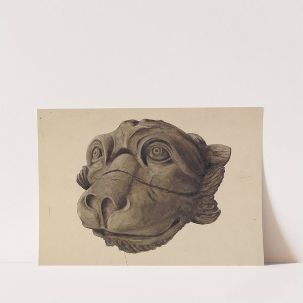 Cat Head Gargoyle by John Davis