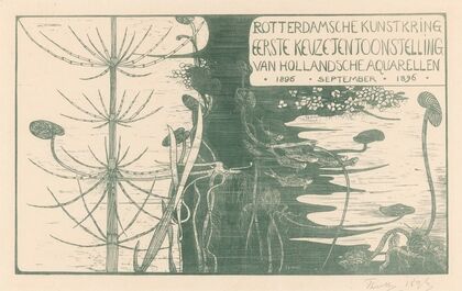 Catalogusomslag met waterplanten