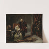 Catherine Jagiellon with her son Sigismund imprisoned in the Gripshom Castle by Józef Simmler