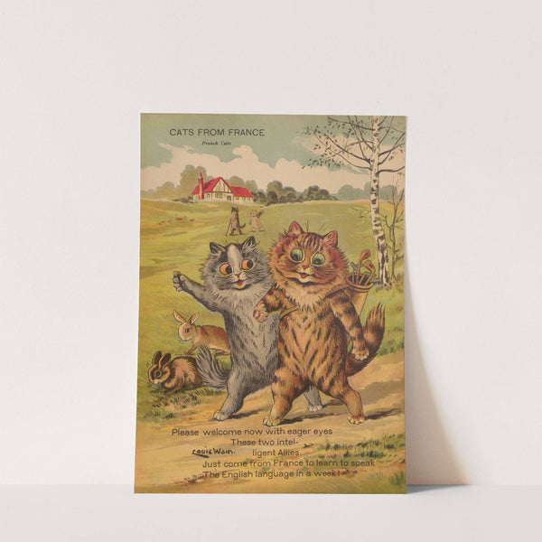 Cats from France by Louis Wain