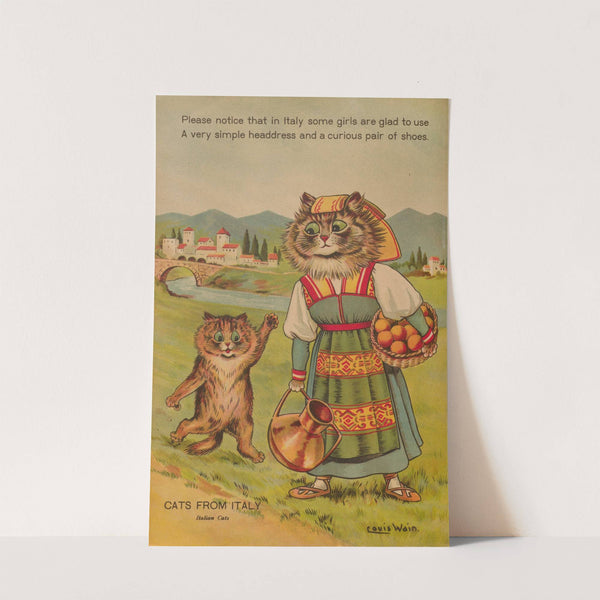Cats from Italy by Louis Wain
