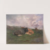 Cattle at Rest on a Hillside in the Alps by Rosa Bonheur