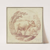 Cattle drinking by Johann Melchior Roos