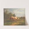Cattle on the pasture by Constant Troyon
