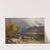 Cattle watering by a loch by Sidney Richard Percy