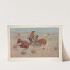 Caught in the Circle (1901) by Frederic Remington
