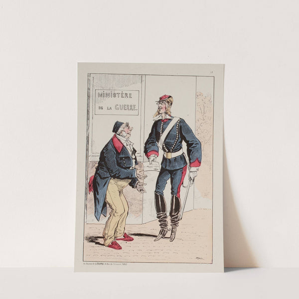 Cavalerie de la garde nationale. (1871) by Draner