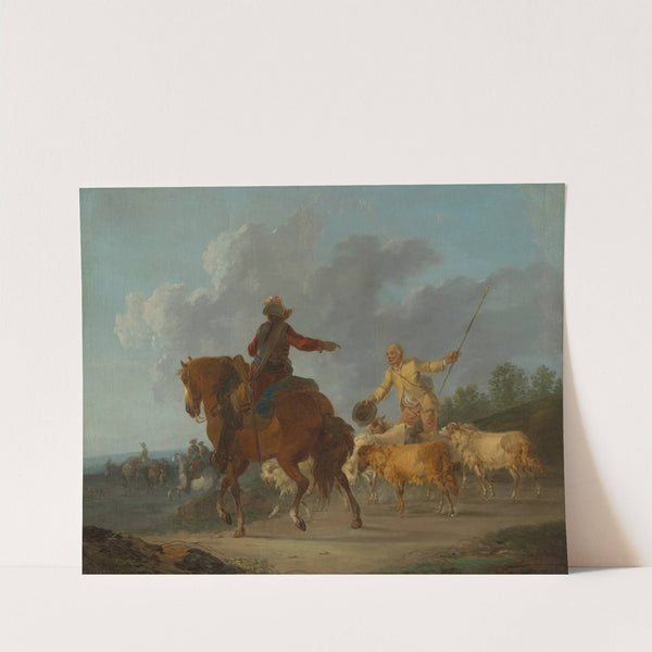 Cavalier and Shepherd by Francesco Casanova