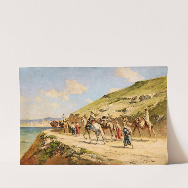 Cavaliers On A Path by Victor Huguet