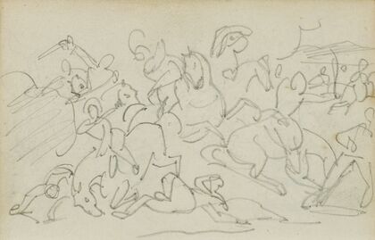 Cavalry battle
