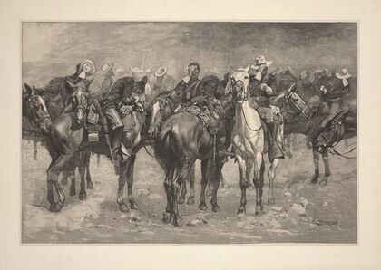 Cavalry in an Arizona Sand-storm (1880)
