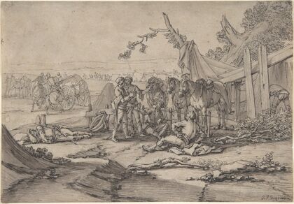Cavalry Men at Rest (late 17th–mid-18th century)